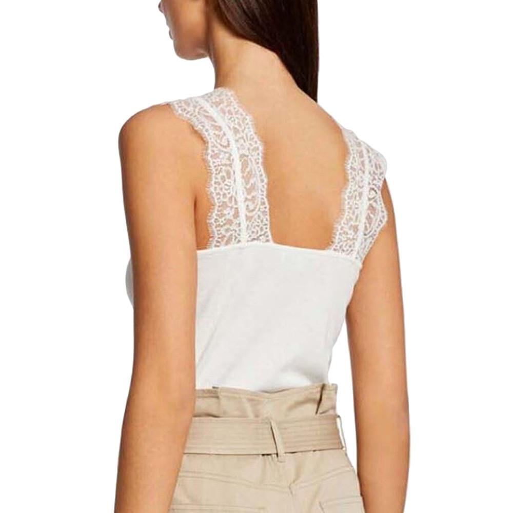Morgan Débardeur Blanc Femme Morgan Delia