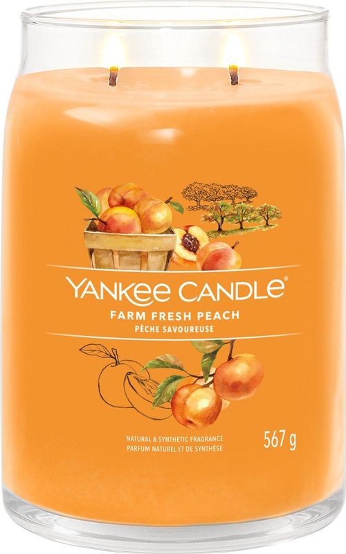 Yankee Candle - Farm Fresh Peach Signature Large Jar