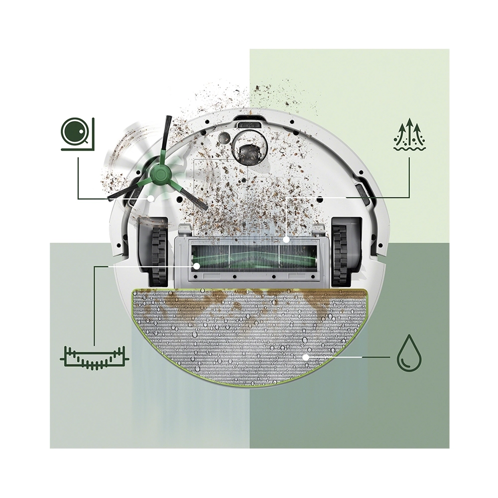 iRobot Roomba 105 Combo Saug- und Wischroboter weiss