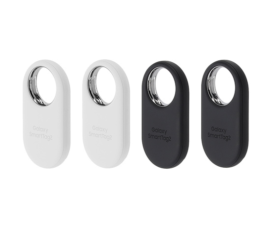 4 Samsung Galaxy SmartTags2, 2x schwarz, 2x weiß
