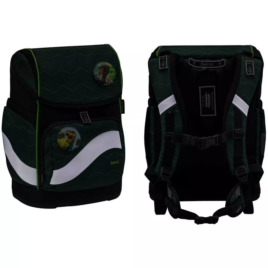 Belmil Schulrucksack Premium Smarty Plus Schulranzen Twist of Lime