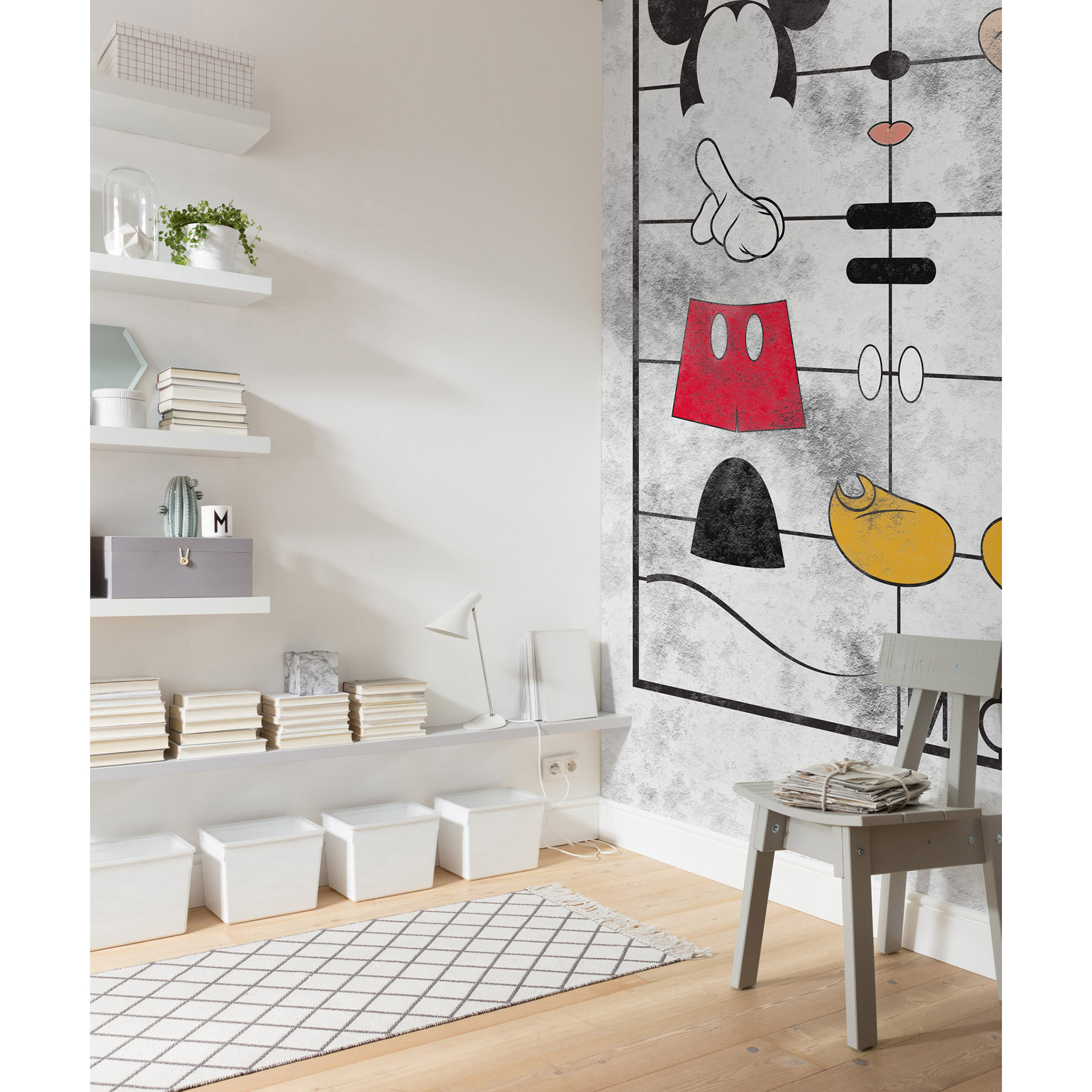 Vlies-Fototapete MICKEY KIT - bunt - 200x280 cm