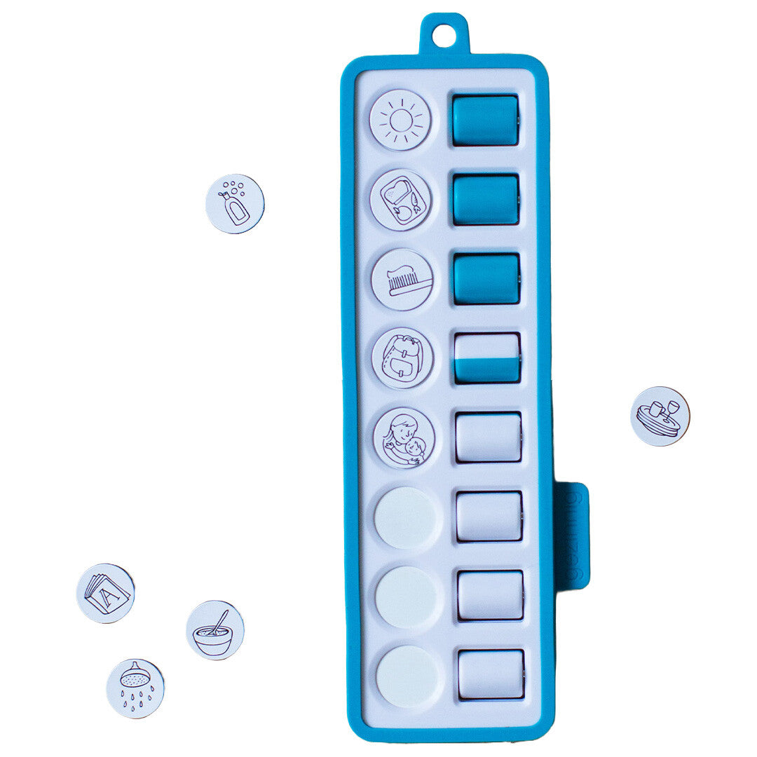Gezinnig dagplanner blauw