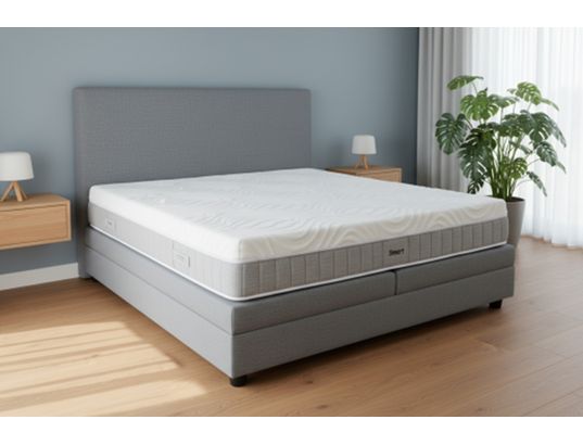 CONCEPT1 - Matelas  90 x 200 Smart 0920, Mousse HR40 kg/m3 + 9 cm Visco, 24 cm