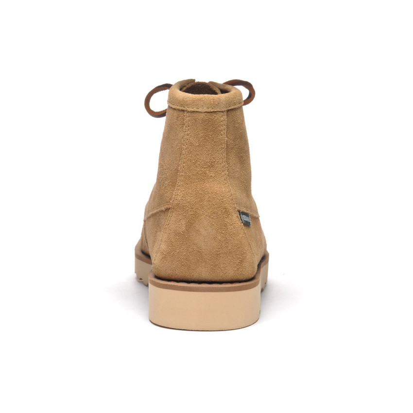 TALA HIGH OILED BEIGE CAMEL-Mocassin en cuir lisse tanné pour homme