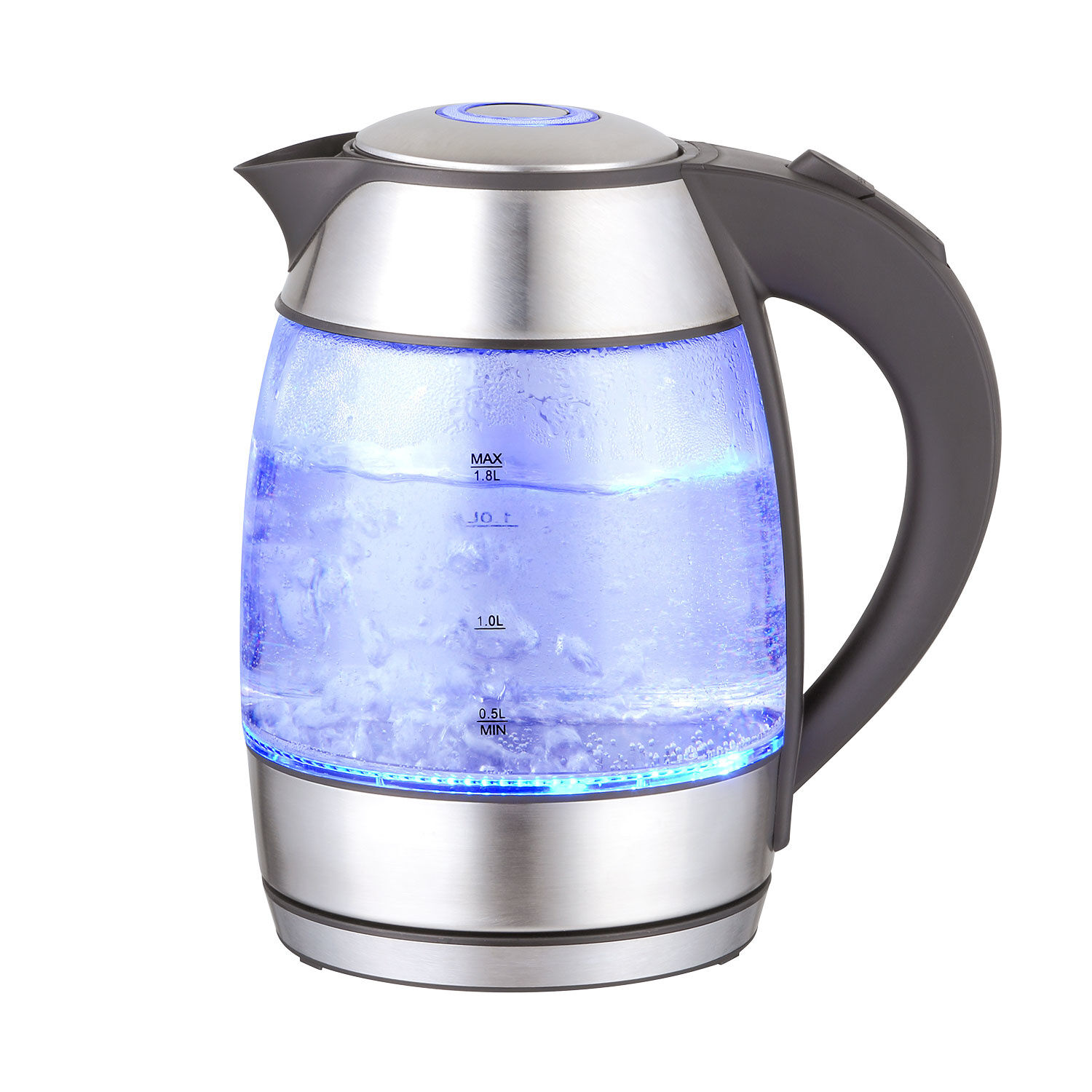 Ohmex elektrischer Wasserkocher aus Glas
