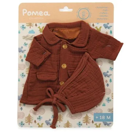 Djeco POMEA Puppenkleidung Herbst Mantel 30 - 34 cm