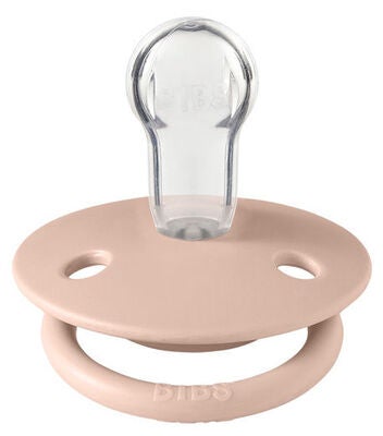 BIBS Smokk De Lux 2-pack Silicone, Ivory/Blush