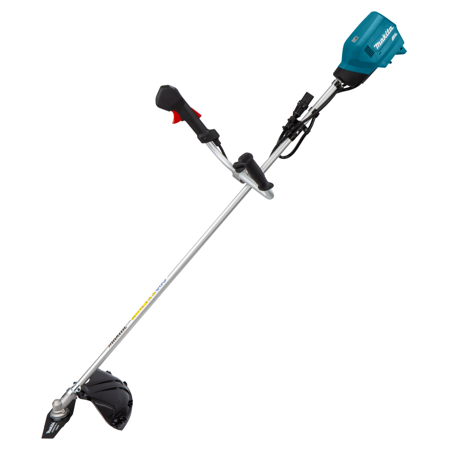 Makita UR101CPT4J 36 V bosmaaier asymmetrisch stuur set (4x 5.0Ah accu) incl. rugdrager
