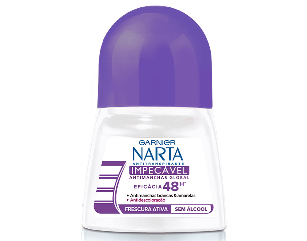DEO NARTA ROLL ON IMPECÁVEL 50ML