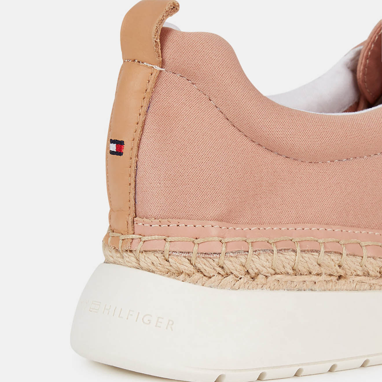Tommy Hilfiger Baskets espadrilles Sporty Hybrid rose poudré