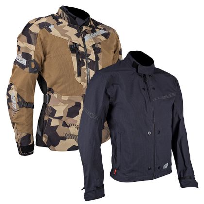 Veste Leatt FLOWTOUR 7.5 - Marron / Noir