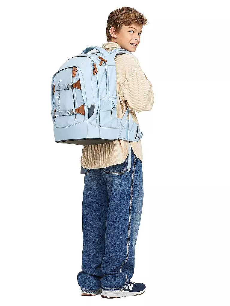 SATCH Schulrucksack Satch PACK Nordic Ice Blue  hellblau