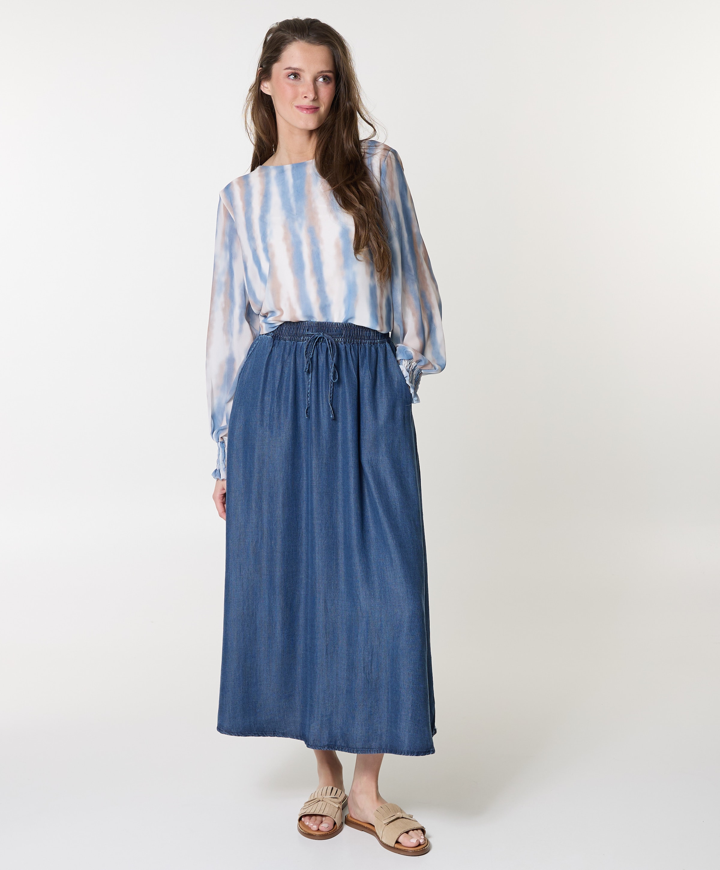 Enjoy Dames blouse blauw