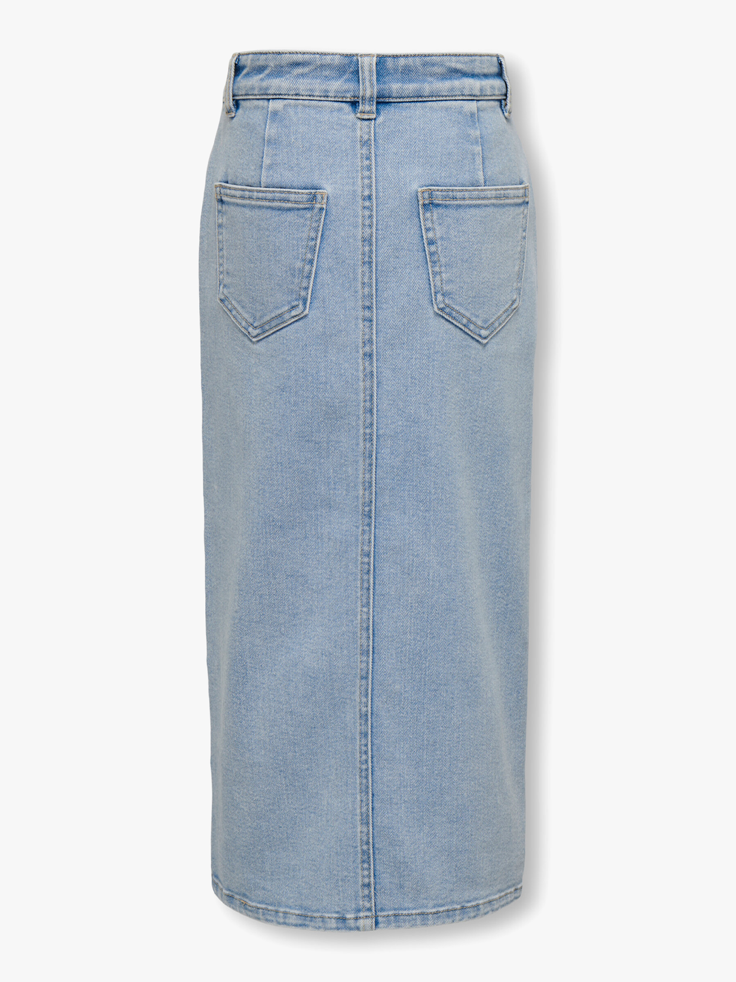 Siri Front Slit Skirt Denim Gua