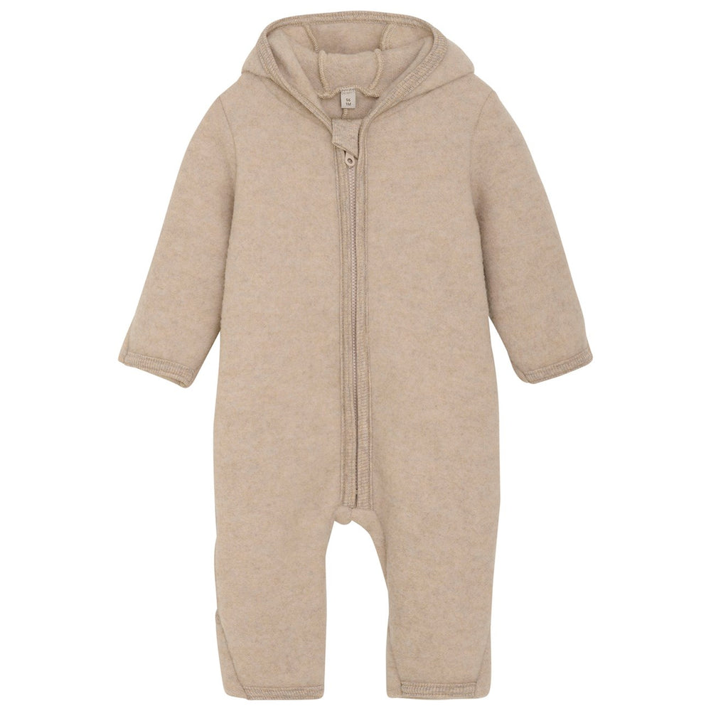 Køb Huttelihut Camel Melange Køredragt Ears Wool Fleece