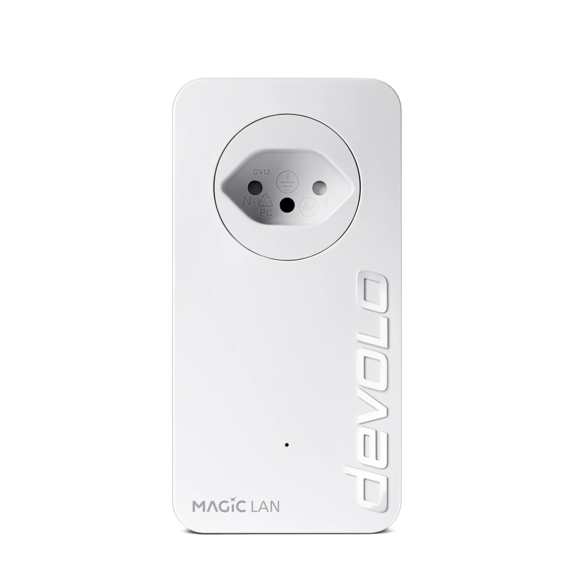 (3-tlg. Set) (1200Mbit/s) Magic 1 WiFi mini Multiroom Kit Gigabit WLAN Erweiterung Powerline Adapter mit Steckdose und 3x RJ45 (8573) - Weiss