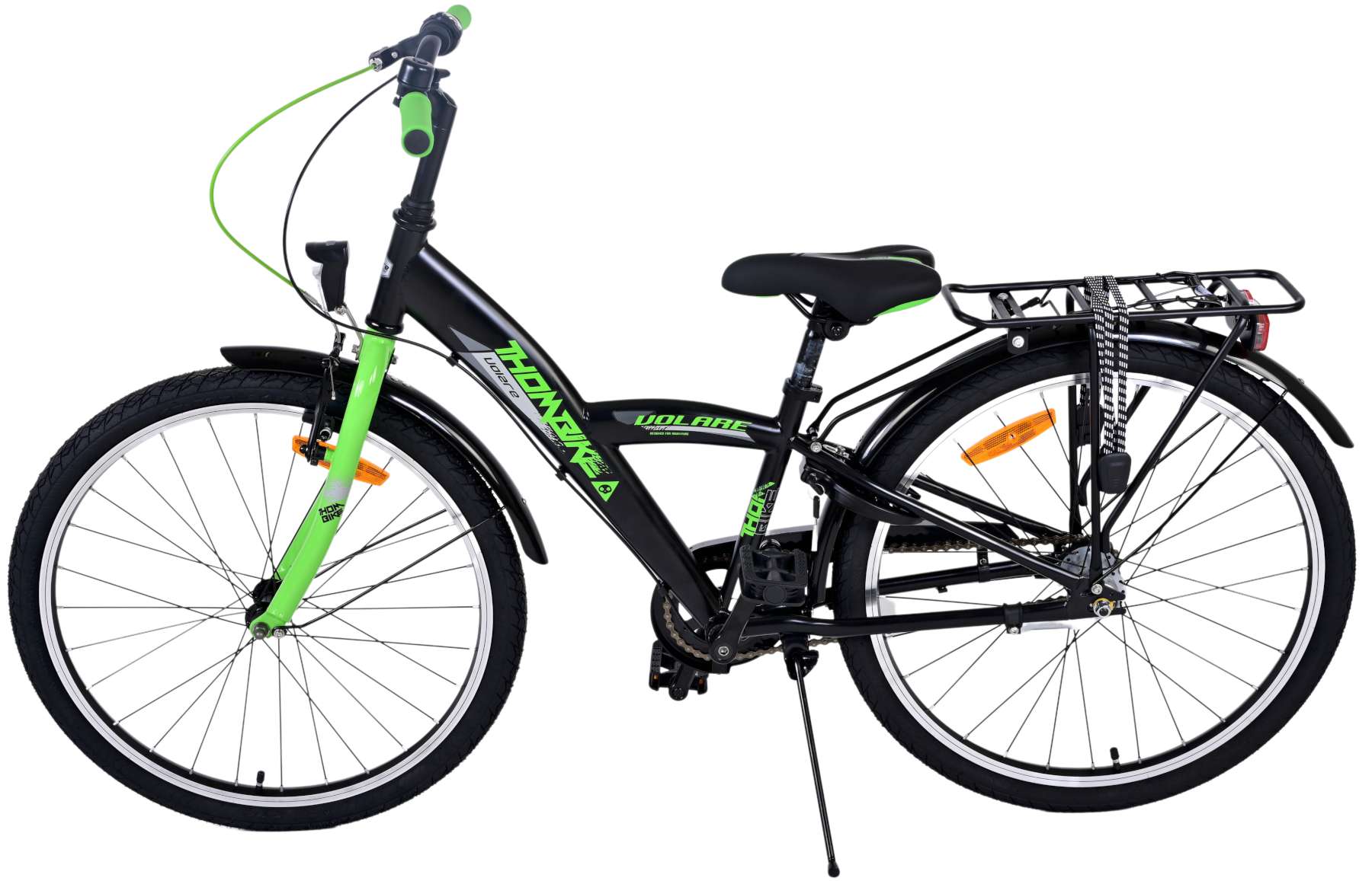 TPFSports Thombike Kinderfahrrad - Jungen - 24 Zoll - Rücktritt + Handbremse - 3 Gänge - Blau