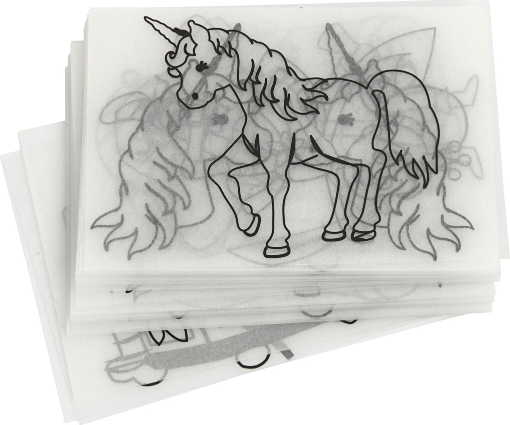 Krympeplast Med Motiver - 10,5X14,5 CM - Tykkelse 0,3 MM - 36 Ark