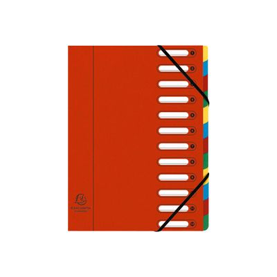 Exacompta Harmonika - Trieur à fenêtres 12 positions - disponible dans différentes couleurs
