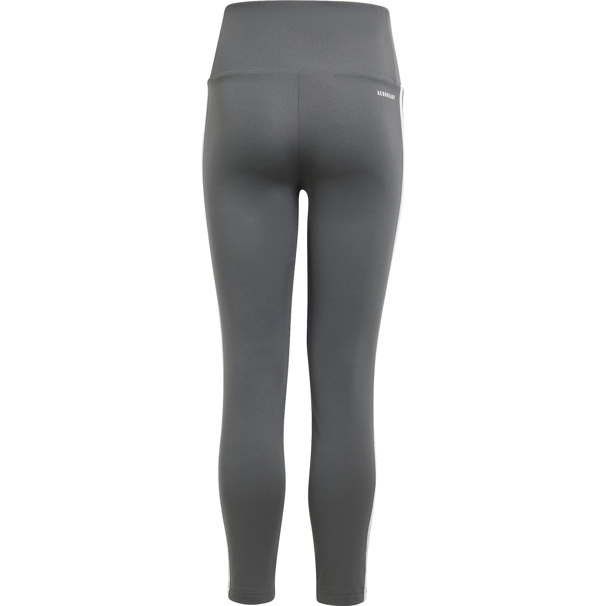 adidas Essentials Aeroready 3-Streifen High-Waisted Leggings Mädchen grey six