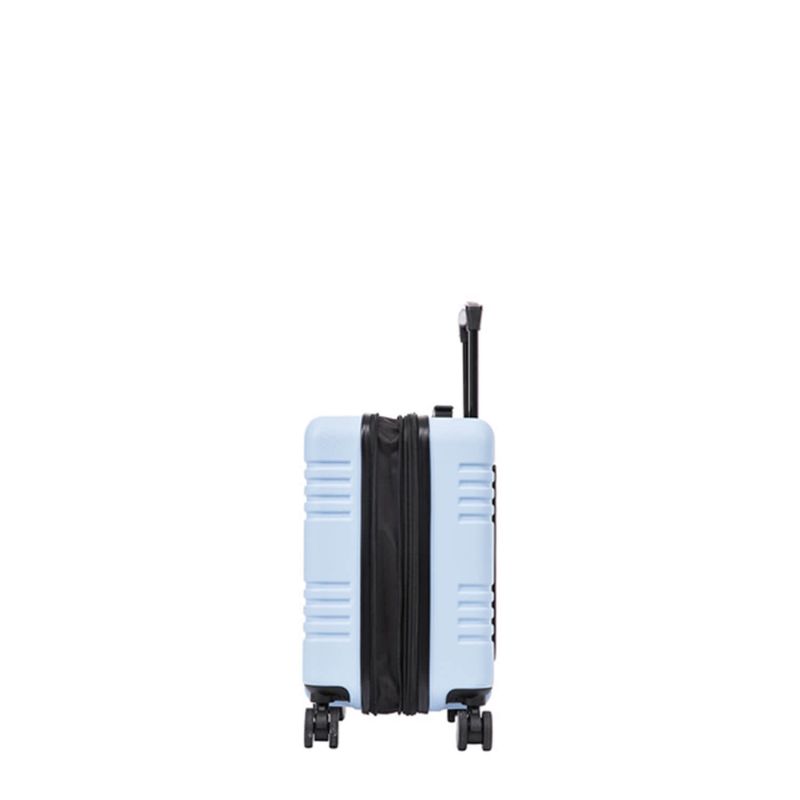 Valise underseat rigide Déclic Extensible 45 cm Bleu clair