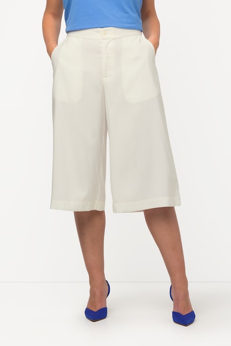 Culotte, weites Bein, Komfortbund