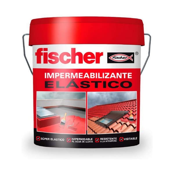 Vanntettende Fischer 547157 Rød 4 L