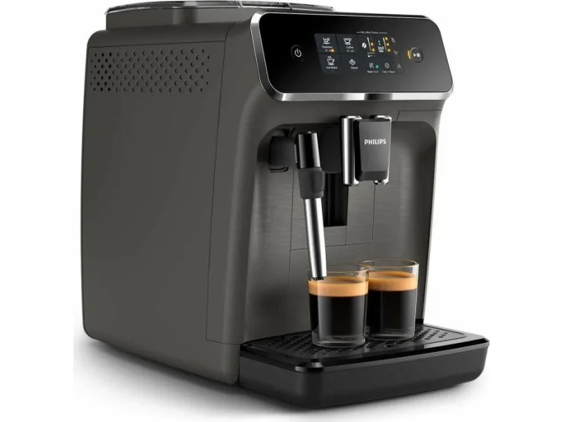 Philips Series 2200 EP2224 - Automatisk kaffemaskine med mælkeskummer - 15 bar - kashmirgrå
