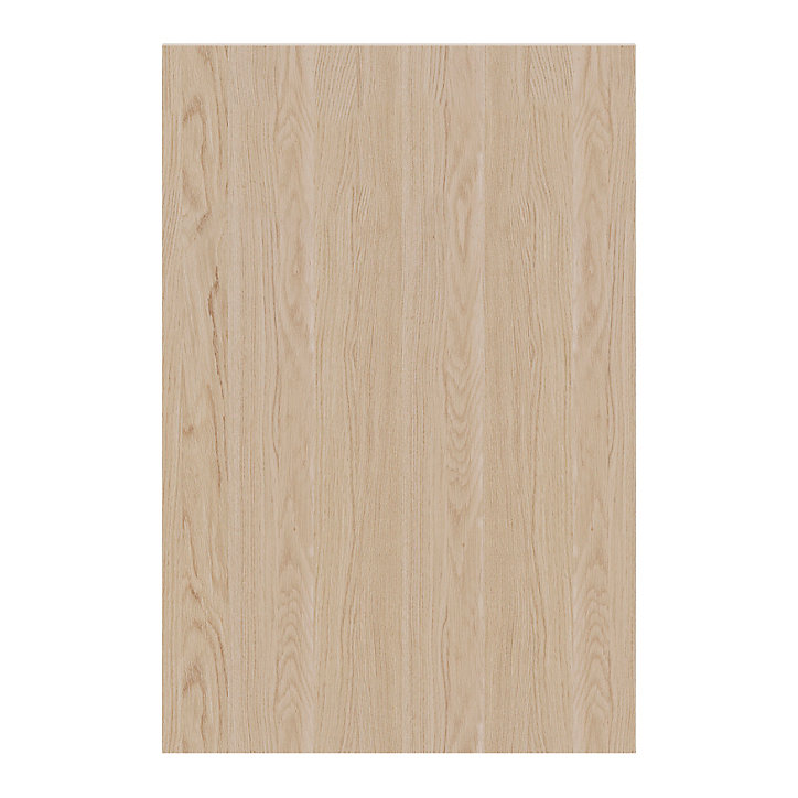 Porte de meuble de cuisine Chia décor chêne clair mat l. 60 cm x H. 90 cm GoodHome