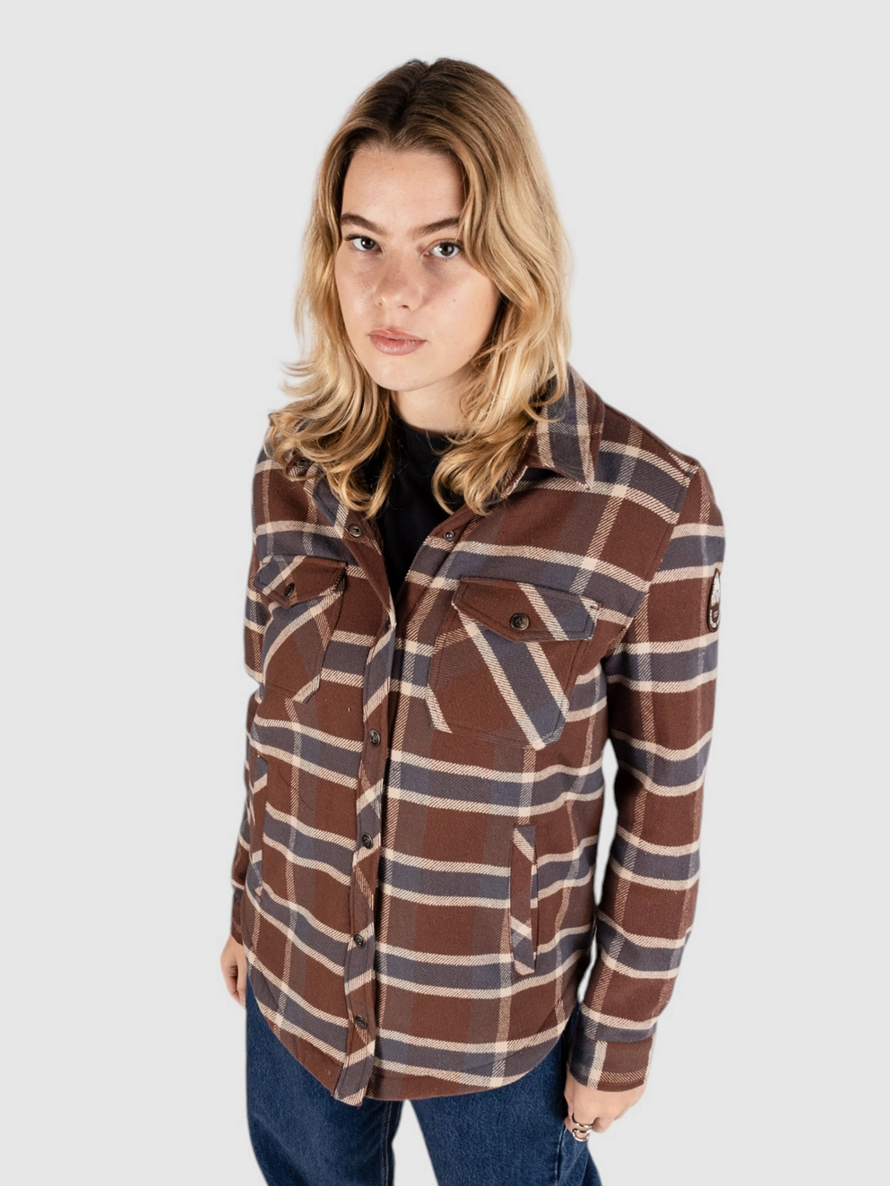 Coal Adler Shirt cappucc irish cream iron
