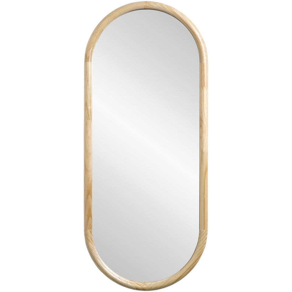 Spiegel Malmo naturel hout - 70x30 cm