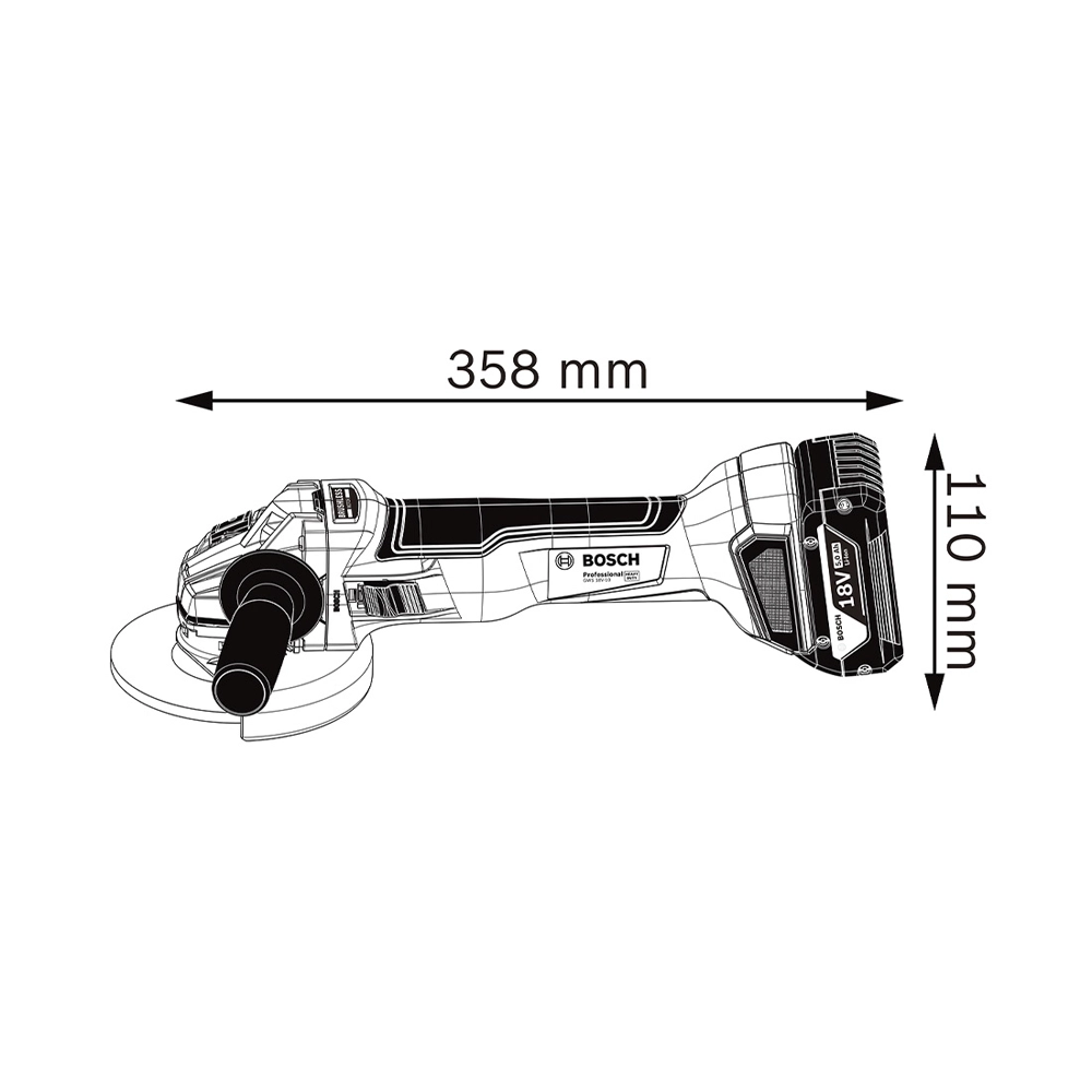 Bosch 3 Tool kit 18V GSB + GWS + GBH (0.615.A50.04C)
