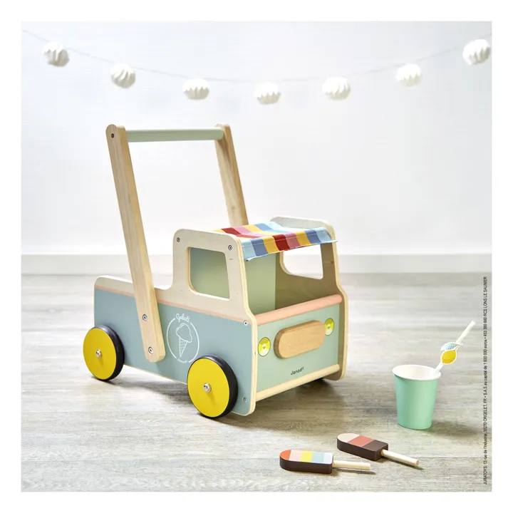 Janod Chariot de marche Marchand de glaces