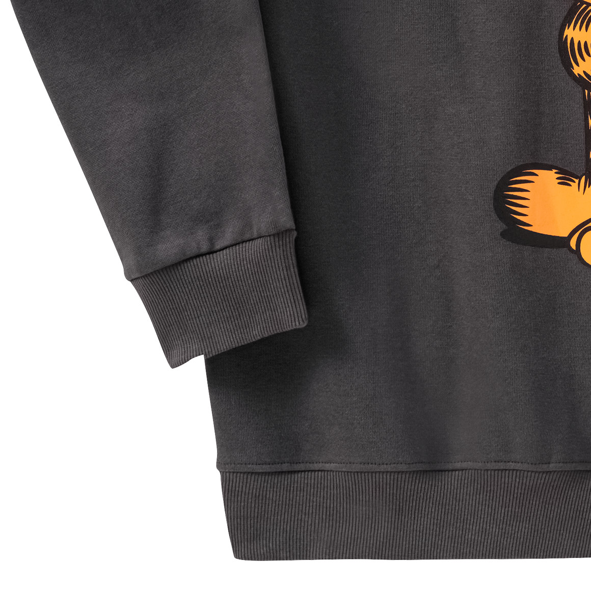 Beatwear Garfield Sweatshirt mit Print dunkelgrau