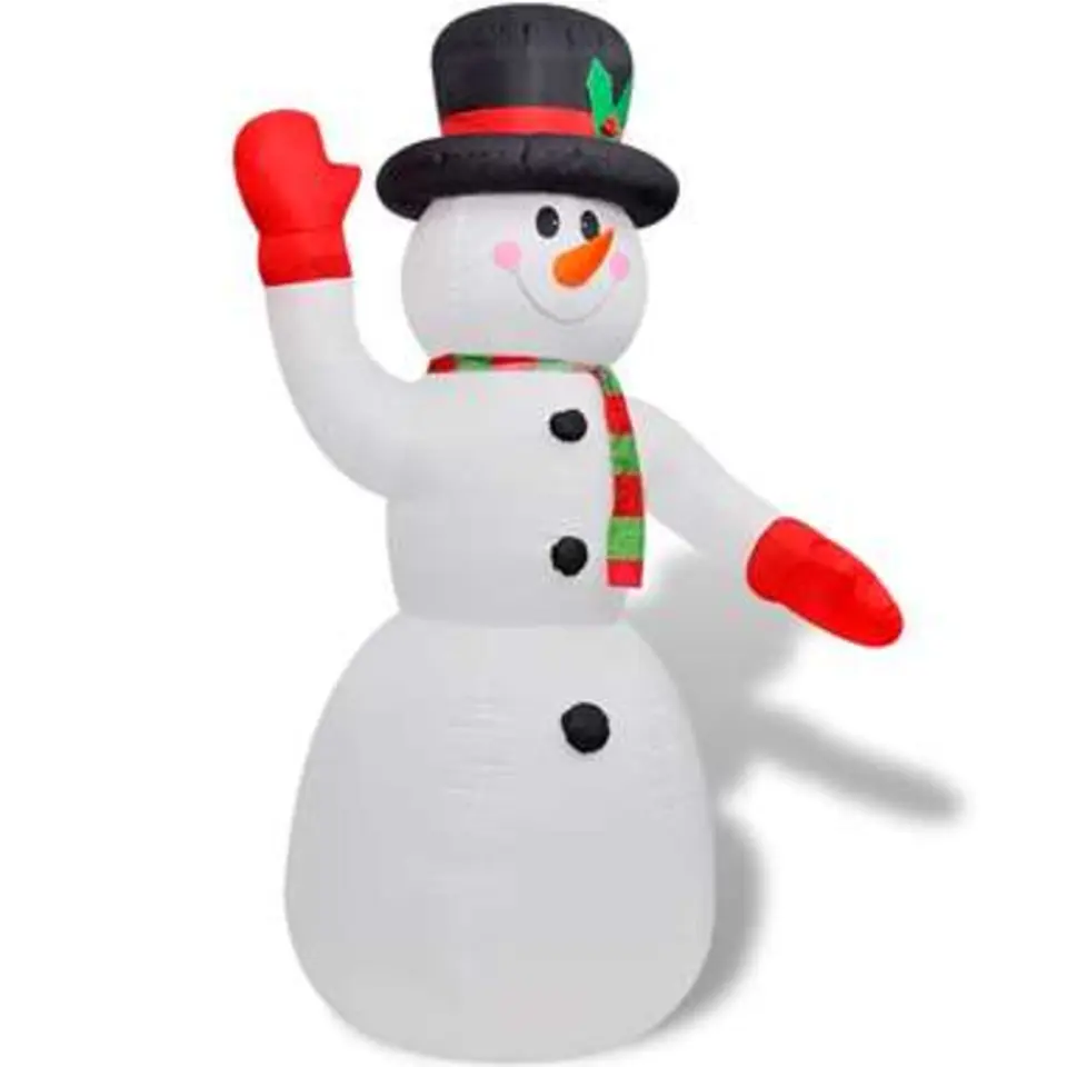 vidaXL - Opblaasbare Sneeuwpop - 240 cm