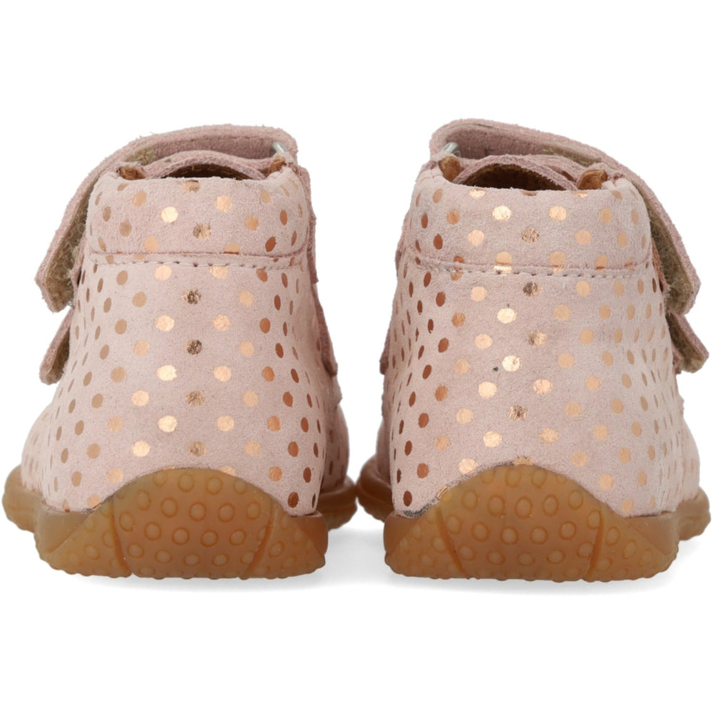 Køb Angulus Rose Copper Dots Barnets Første Sko
