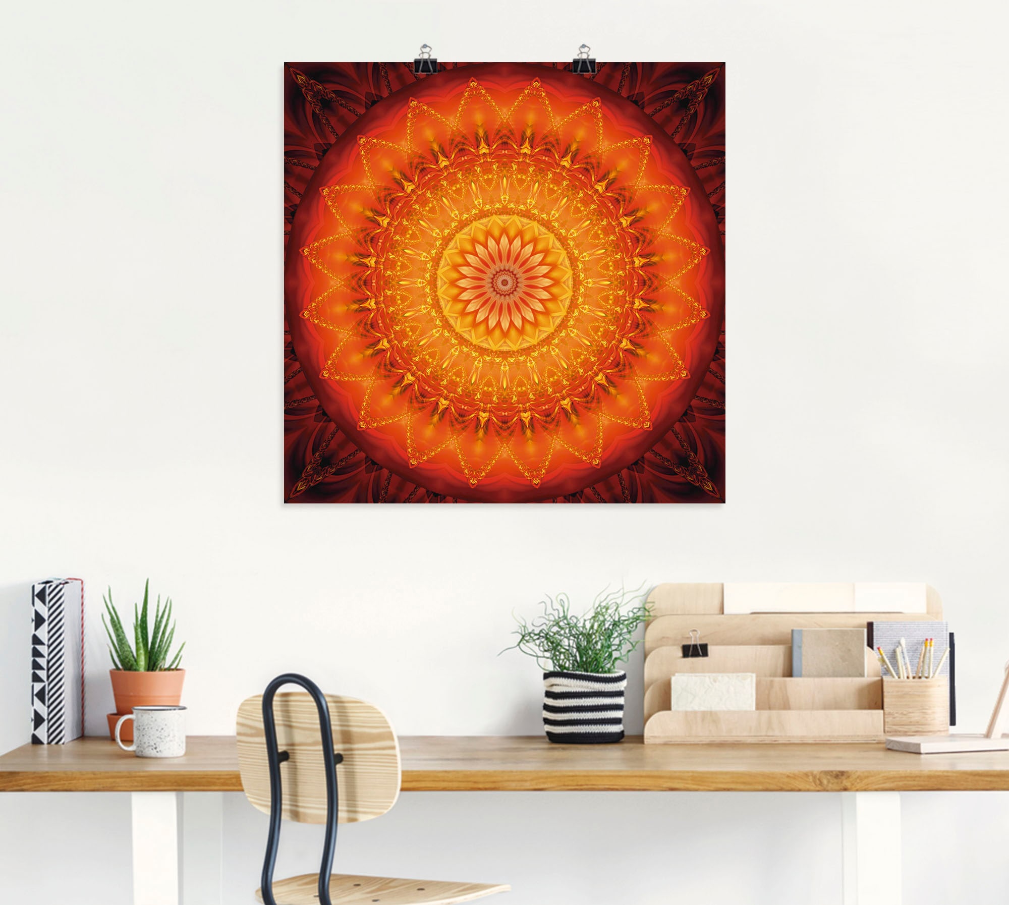 Artland Wandbild »Mandala Energie 1« Muster 1 Stk. tlg. als Leinwandbild, Poster, Wandaufkleber in verschied. Grössen