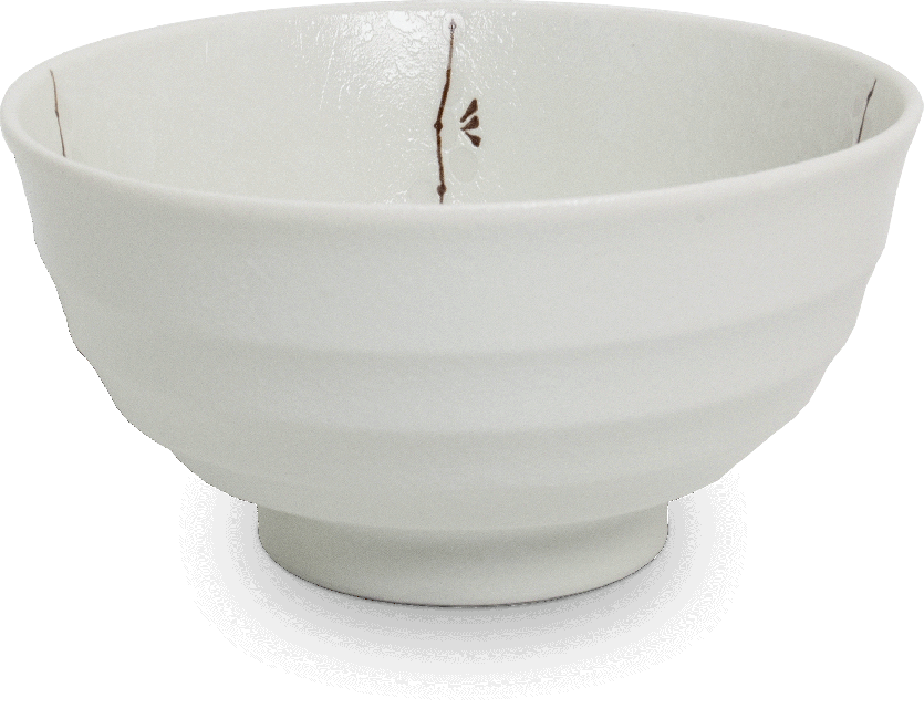 Kom 17x8.7cm Hana White