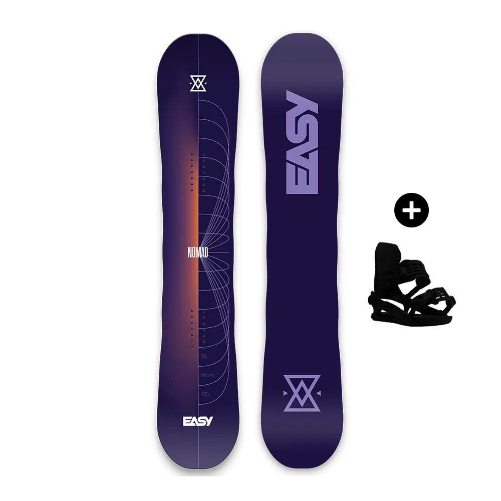 Easy Pack snowboard NOMAD - Pack snowboard all-mountain Homme purple/purple