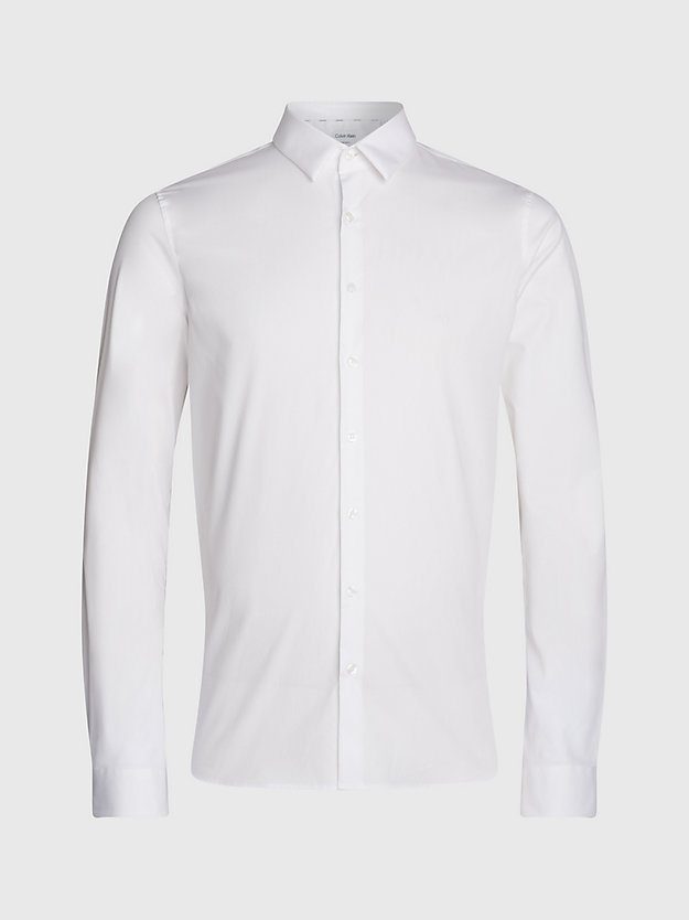 Camisa extra slim de popeline stretch