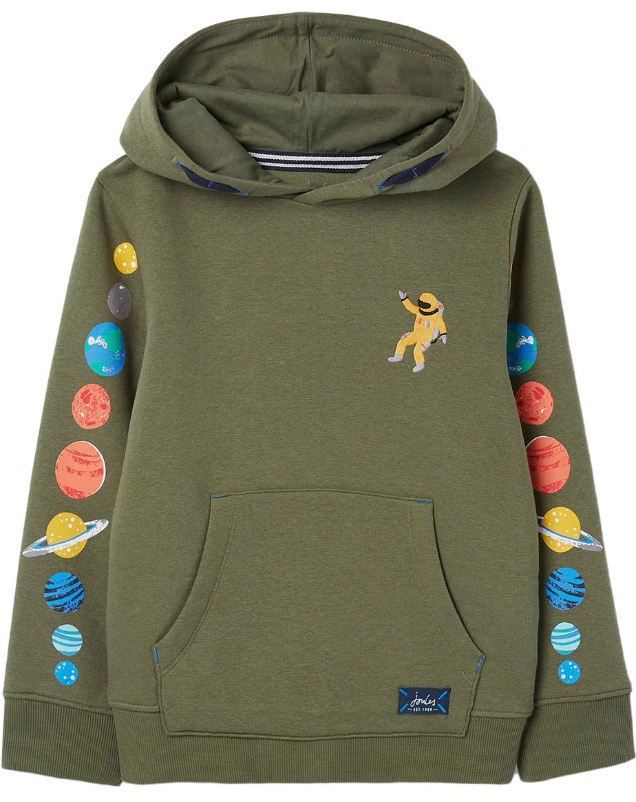 Kapuzenpullover LUCAS SPACE in grün