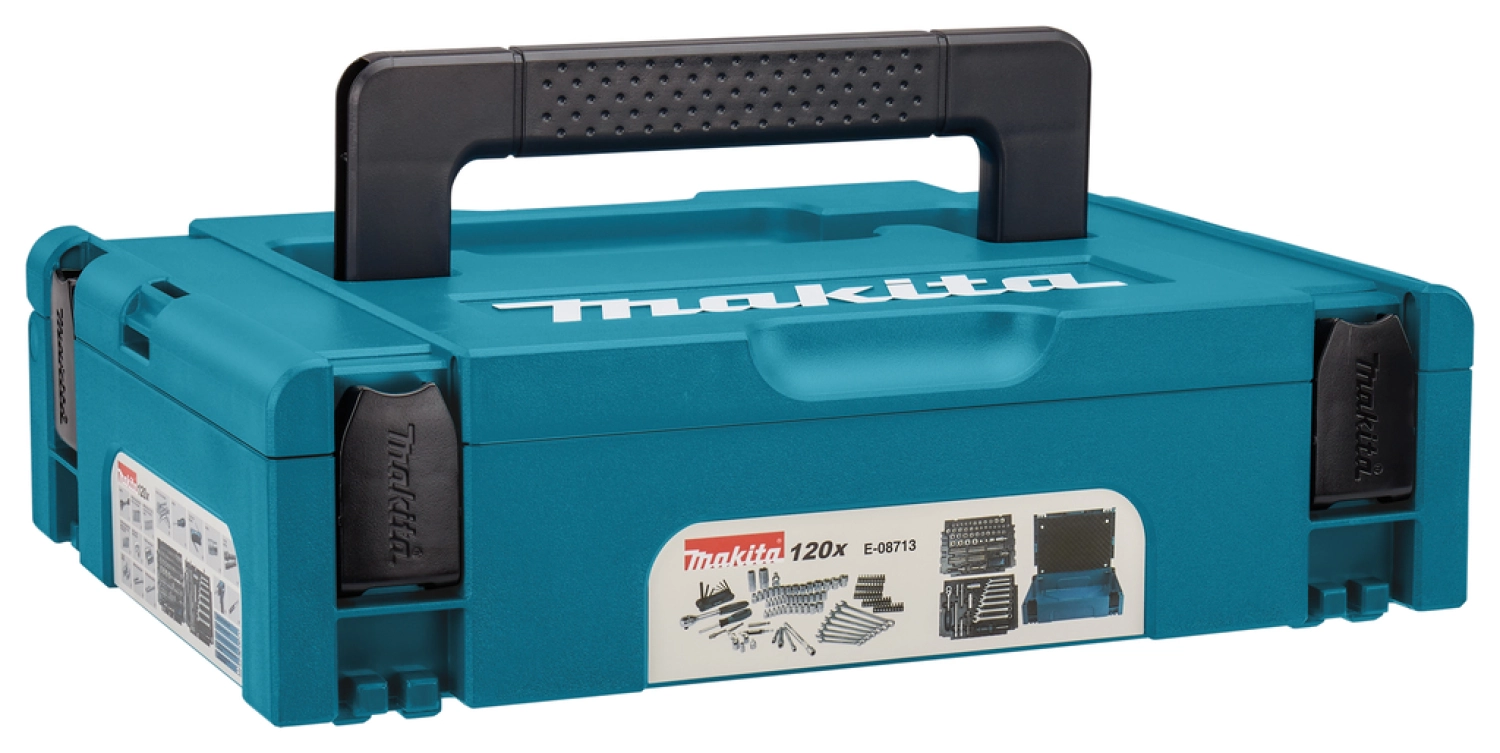 Makita E-08713 Gereedschapset in Mbox nr. 1 - 120-delig