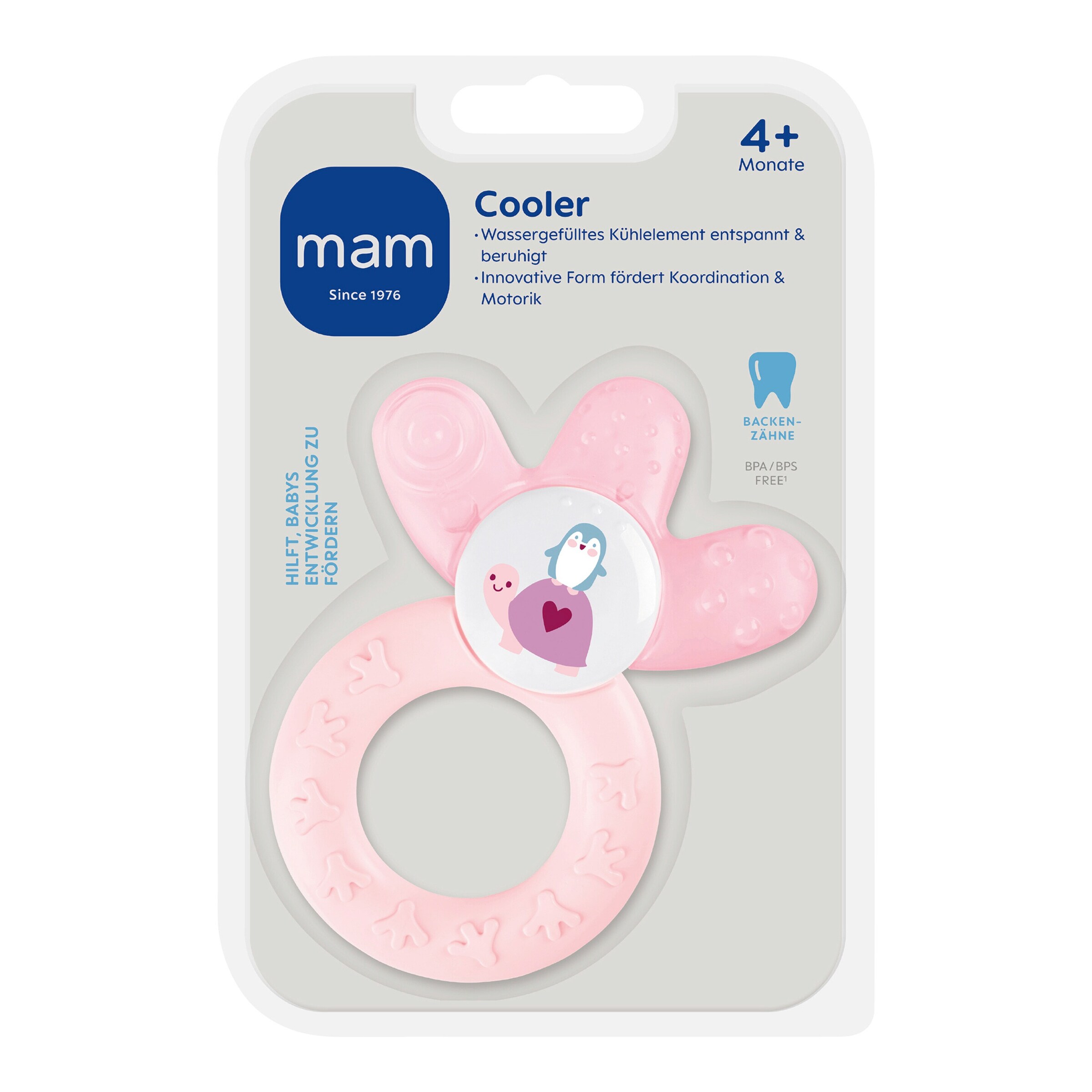 MAM Kühlbeißring & Greifling Cooler, ab 4M rosa