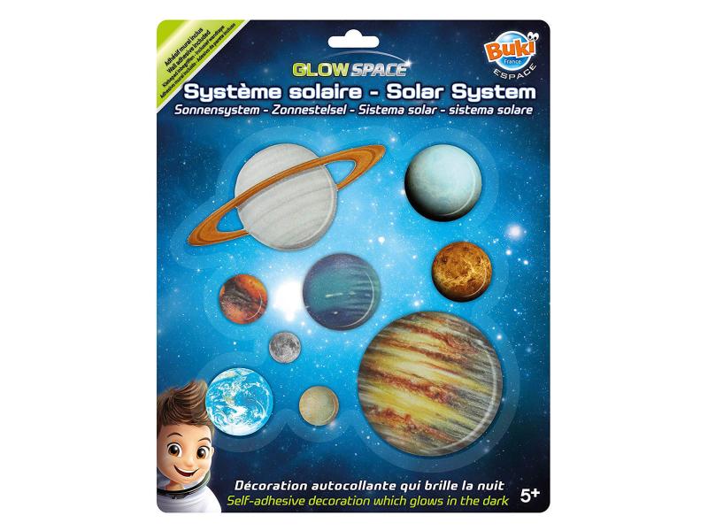 Buki Wandtattoo Sonnensystem Aufkleber Planeten