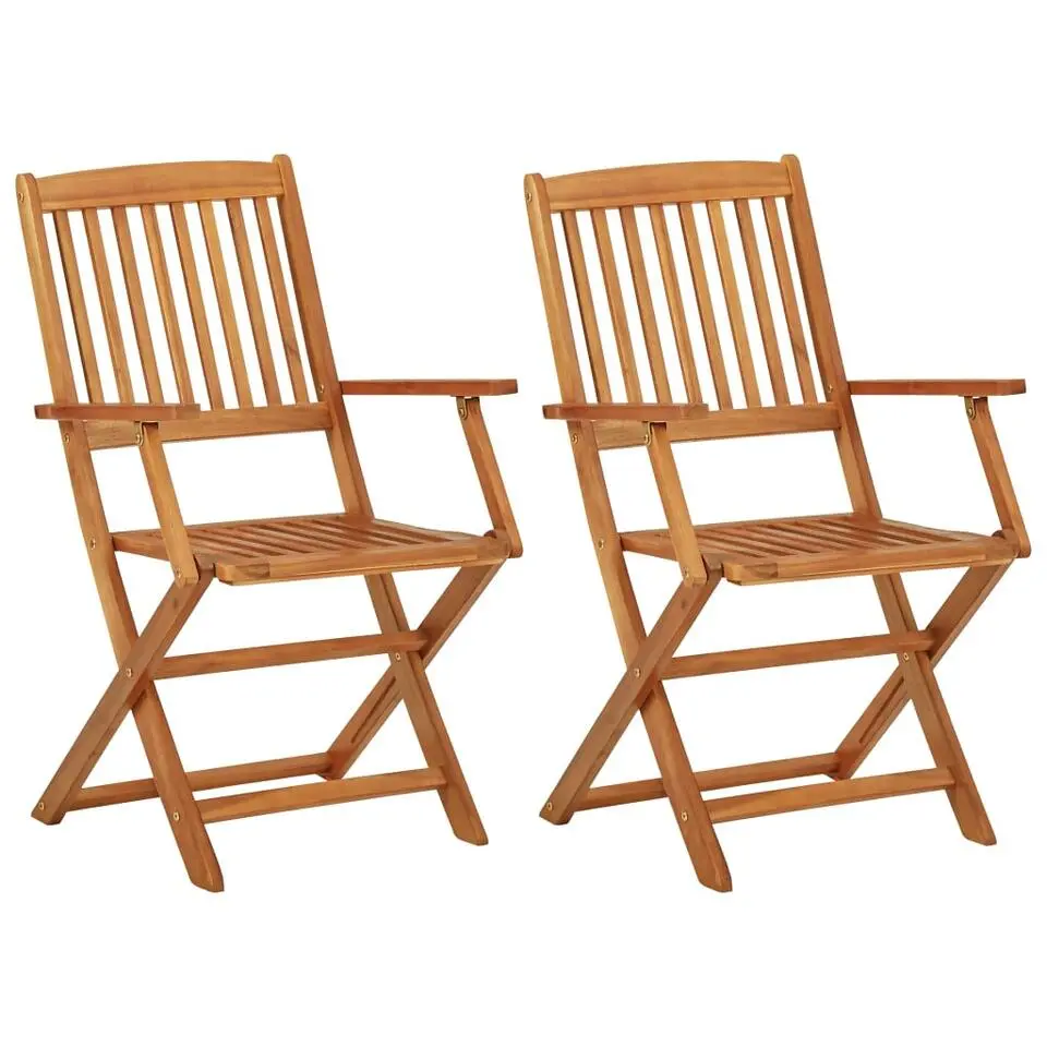 vidaXL - Bistroset - Bruin - Acaciahout - 3 stuks