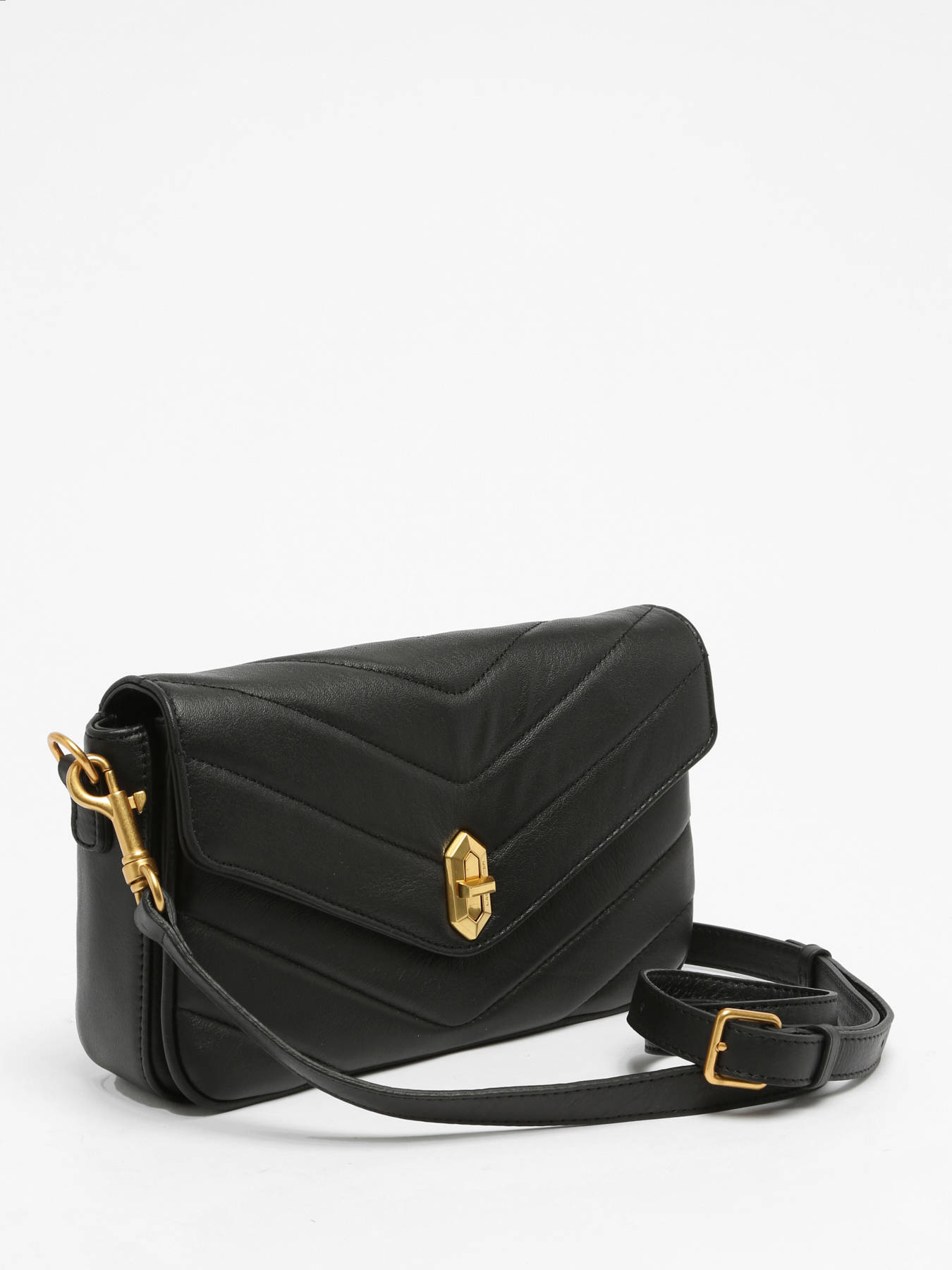 Sac bandoulire Soft matelasse cuir LANCASTER