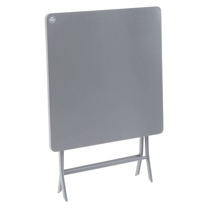 Table de jardin pliante carrée GREENSBORO Gris quartz