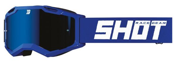 Masque Shot Assault 2.0 Solid Iridium Reflex Bleu Brillant