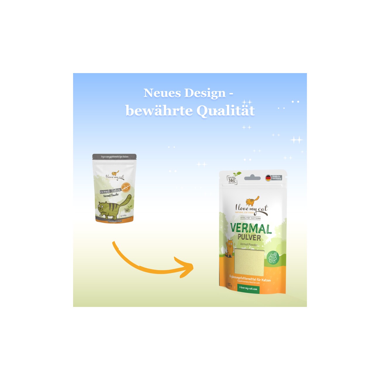 I love my cat Vermal Pulver - 80g